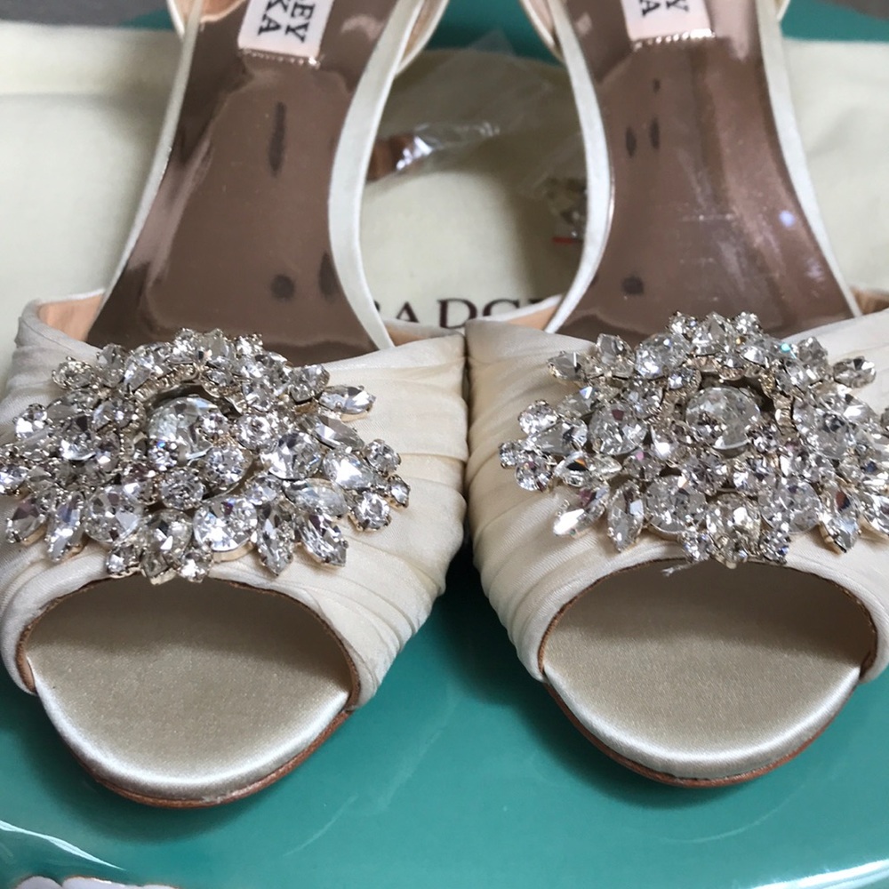 Badgley Mischka Sabine jeweled shoe! Brand New! - Picture 2 of 8
